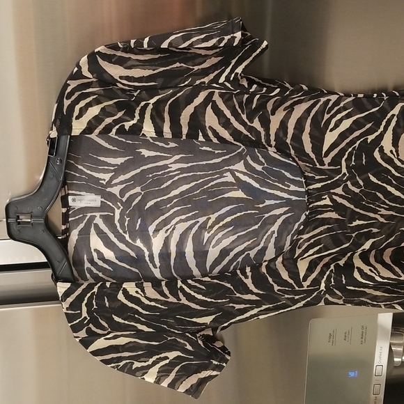 💕DEVON WINDSOR💕 Gemma Dress ~ Zebra Print Medium M - Picture 10 of 13